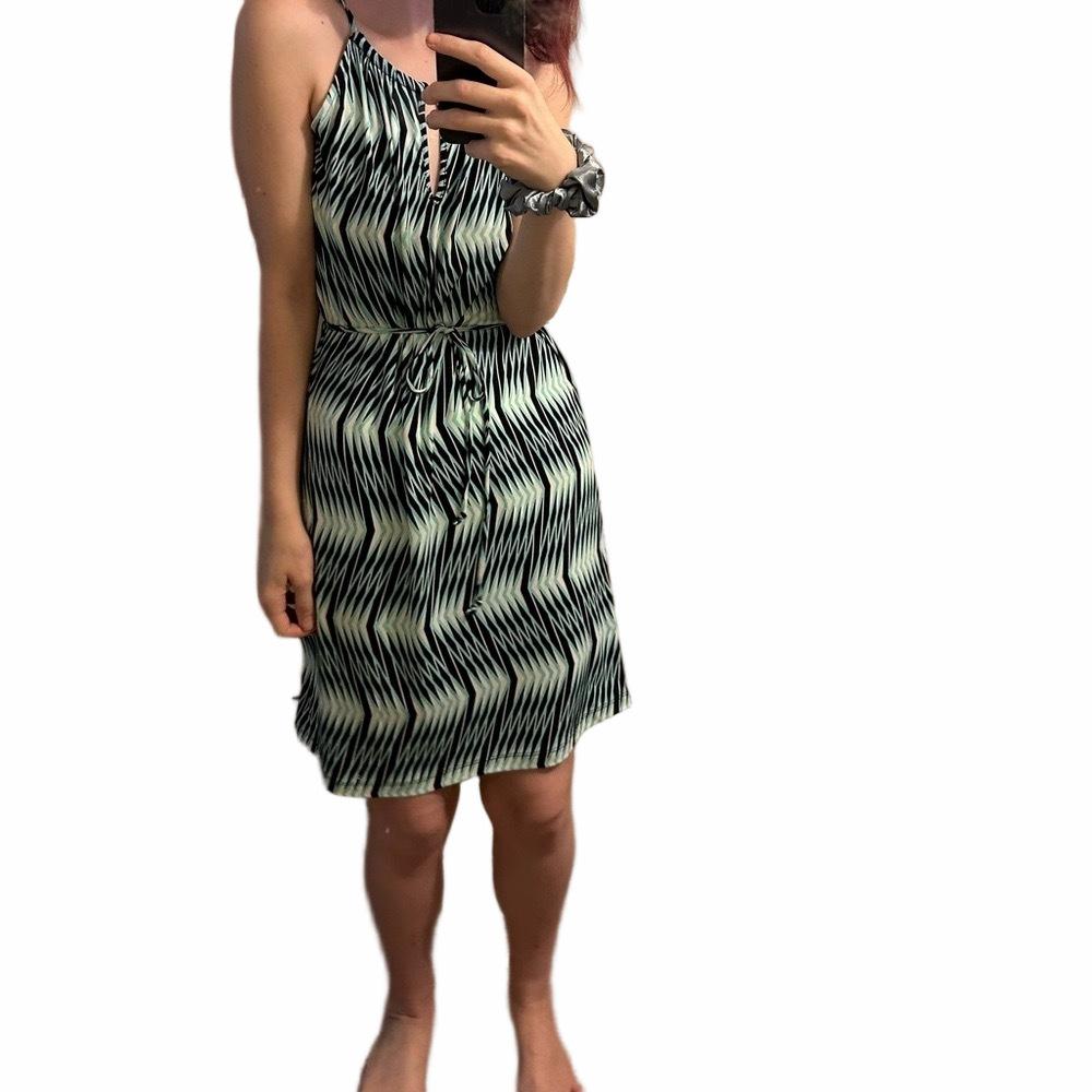 Banana Republic Green Tropical Dress Size XSmall
